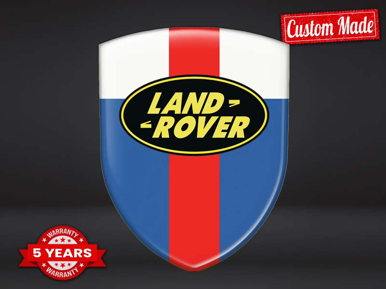 Land Rover Logosticker Personalisierbar Racing Exklusiv Universal